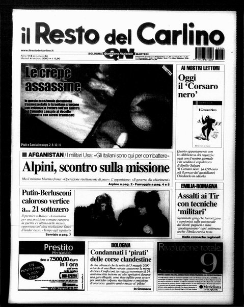 Il Resto del Carlino : giornale dell'Emilia